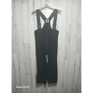 DSCP Peckham POLARTEC Black Fleece Overalls Side Zippers Medium Short